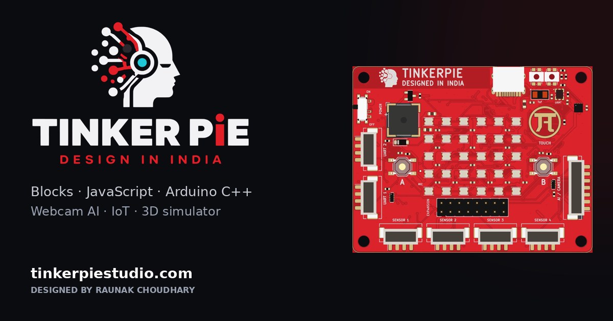 TinkerPie Studio – Coding, AI & Robotics for Kids | Made in India